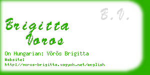 brigitta voros business card